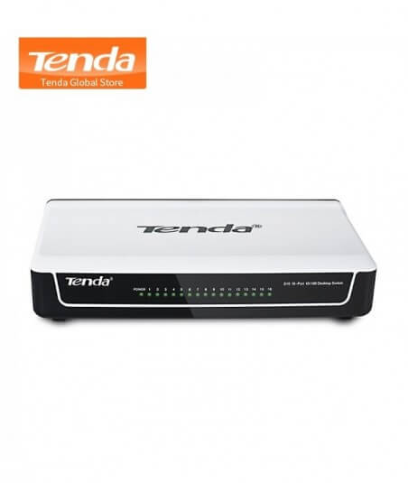 Tenda S16 16 Ports 10/100 Switch de bureau Rapide Commutateur Réseau Ethernet