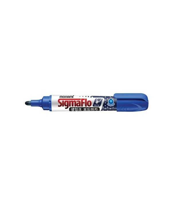 Sigmaflo Encre liquide marqueur pour tableau blanc, pointe ronde – Noir  Couleur Bleu